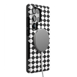 Salem's Hex | Black & White Checkered Case