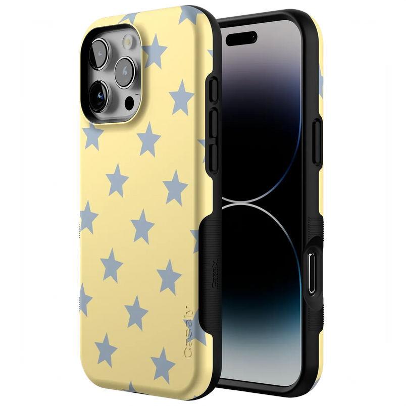 Shine Bright | Butter Yellow Stars Case