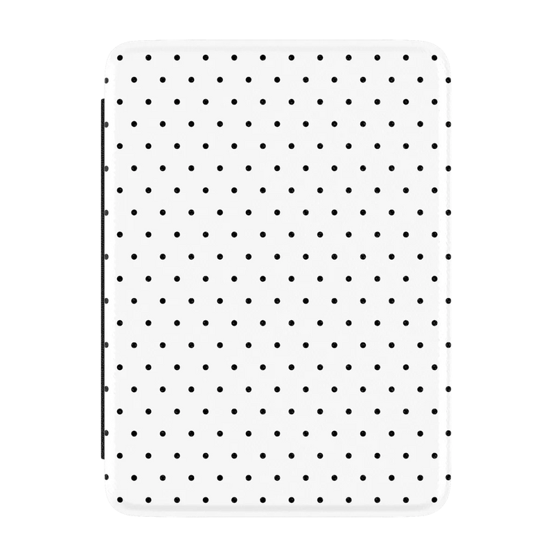 On the Dot | White Polka Dot Kindle Case | Casely