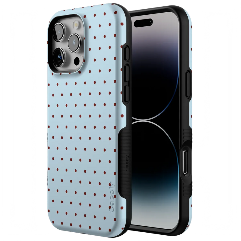 On the Dot | Blue Polka Dot Case