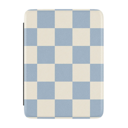 Fit Check | Light Blue Checkerboard Kindle Case