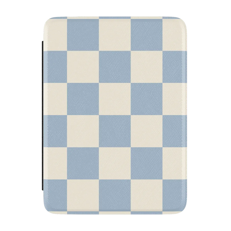 Fit Check | Light Blue Checkerboard Kindle Case