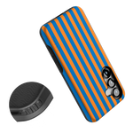 Go New York | Blue & Orange Stripes Case