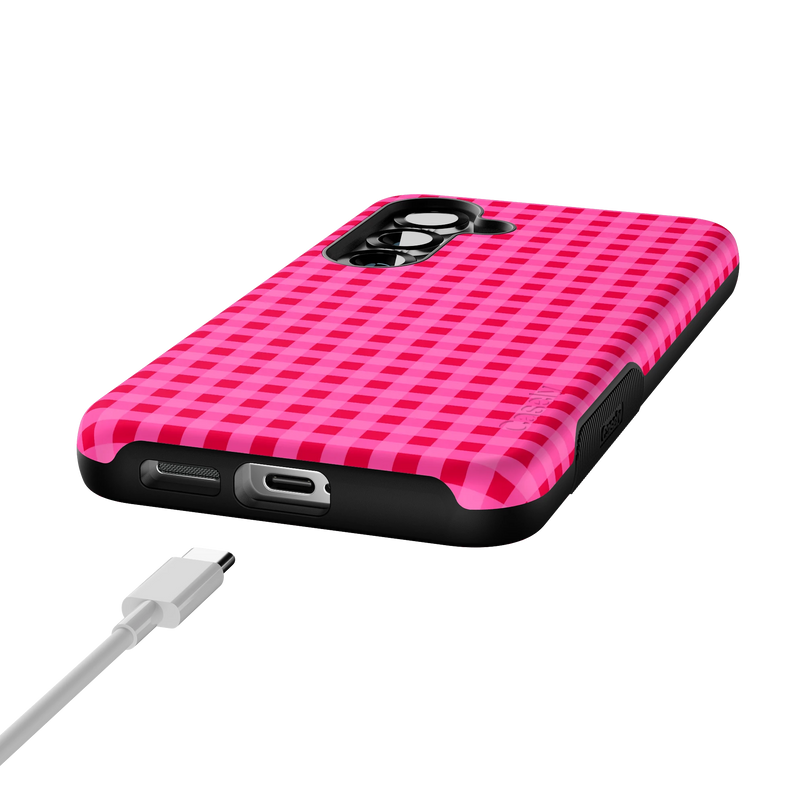Sweet Jam | Hot Pink Gingham Case