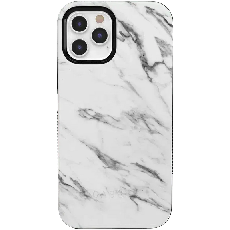 Take Me for Granite | White Marble Case iPhone Case get.casely Bold iPhone 12 Pro 