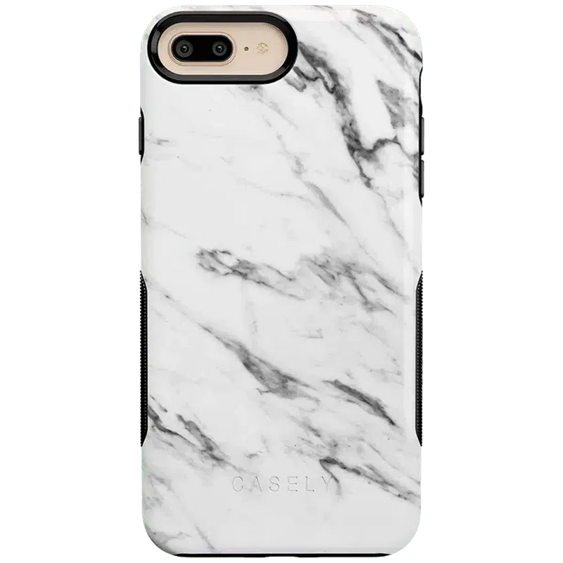 Take Me for Granite | White Marble Case iPhone Case get.casely Bold iPhone 6/7/8 Plus 