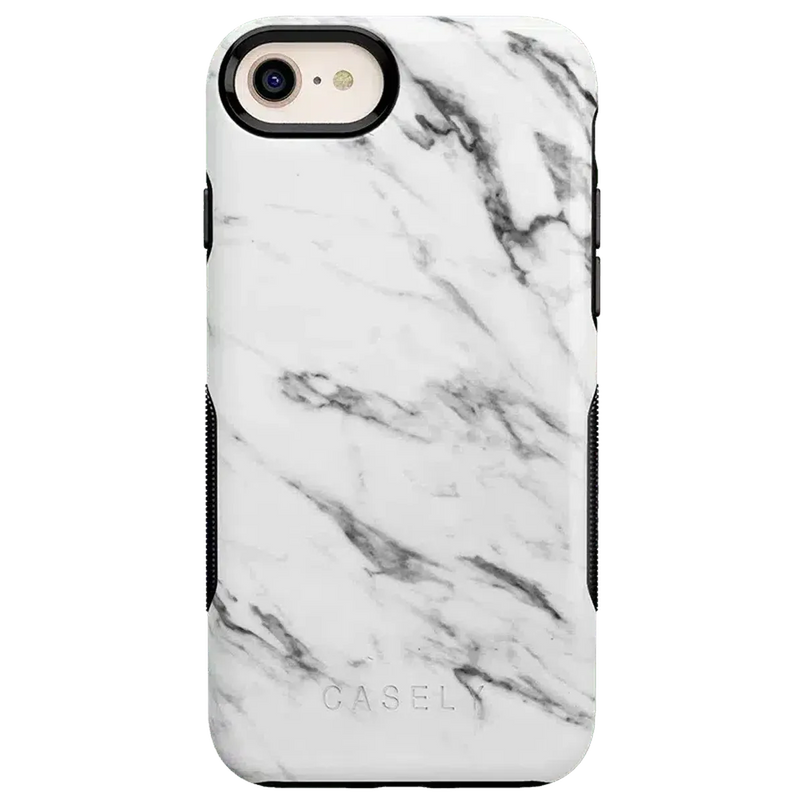 Take Me for Granite | White Marble Case iPhone Case get.casely Bold iPhone 6/7/8 
