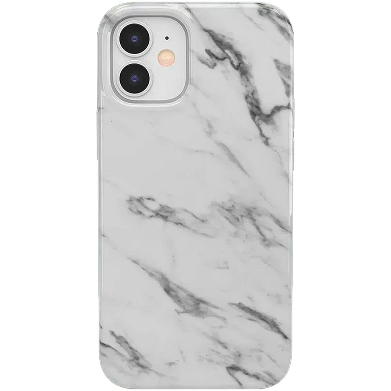 Take Me for Granite | White Marble Case iPhone Case get.casely Classic iPhone 12 Mini 