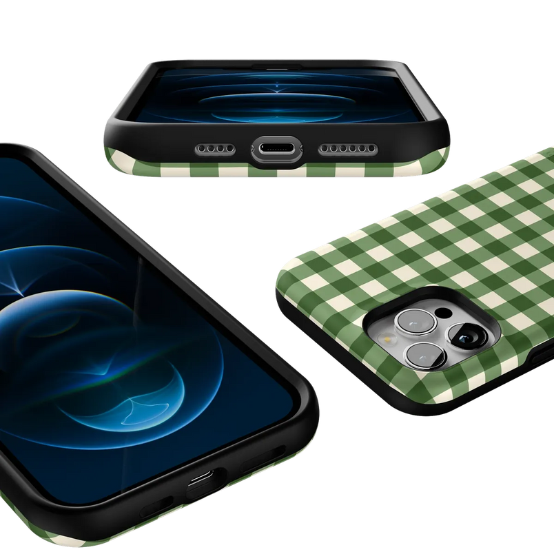 Checked Twice | Green Plaid Case