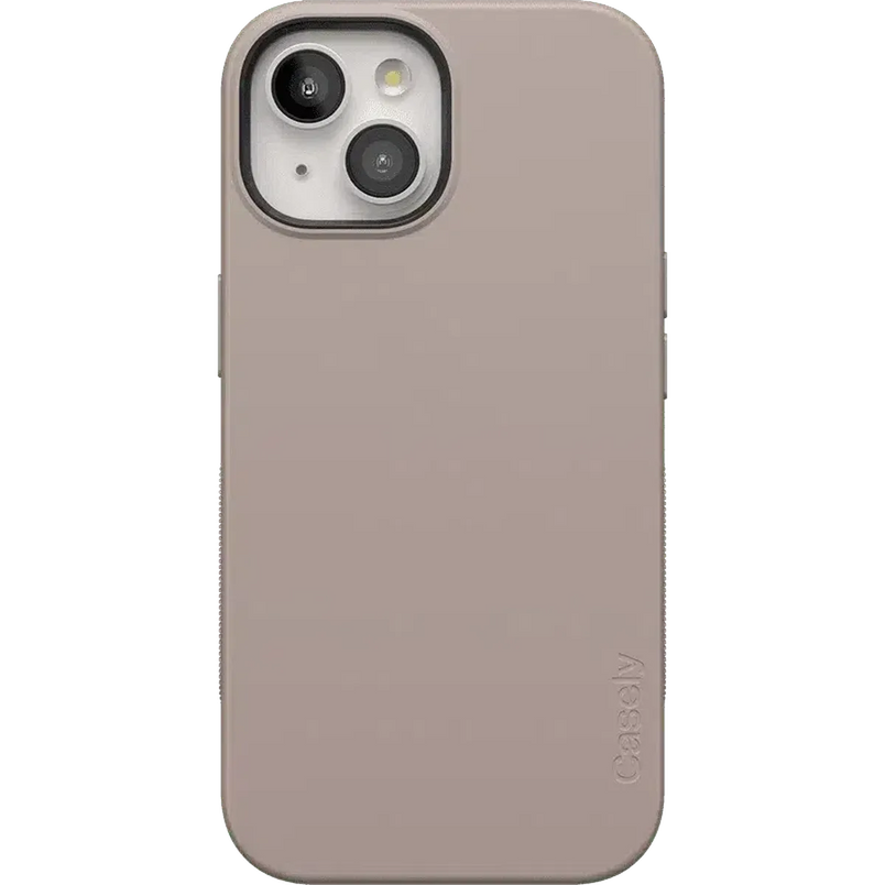Taupe on Nude | Ultra-Protective Bold Case iPhone Case get.casely Bold + MagSafe® iPhone 15 Plus