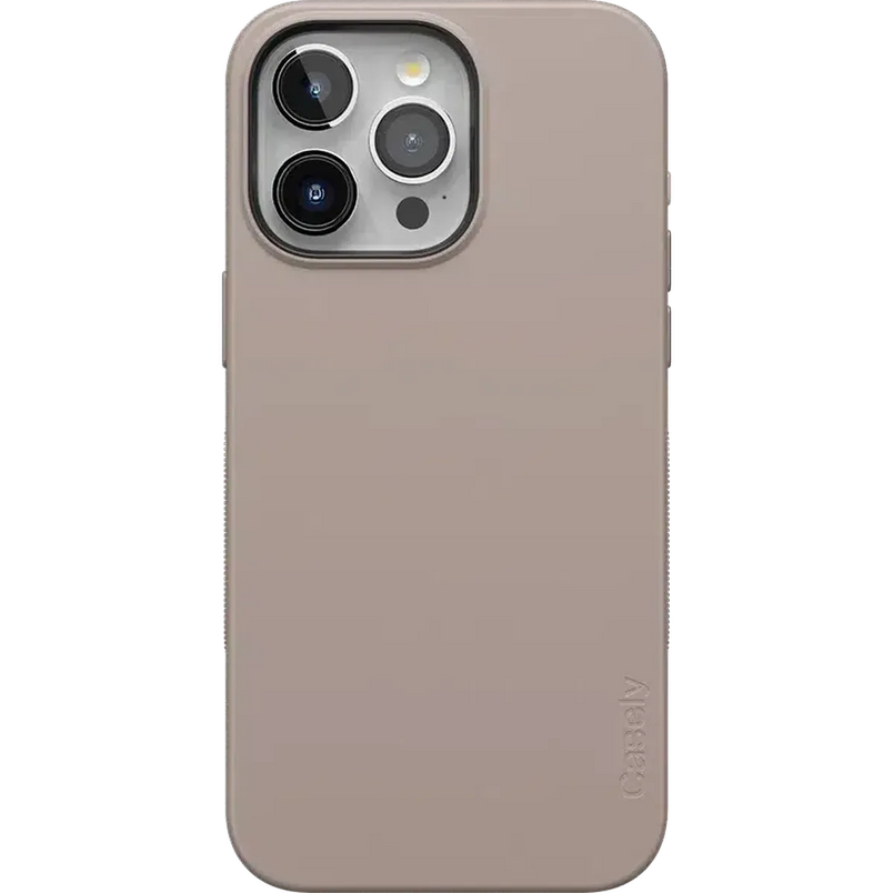 Taupe on Nude | Ultra-Protective Bold Case iPhone Case get.casely Bold + MagSafe® iPhone 15 Pro Max