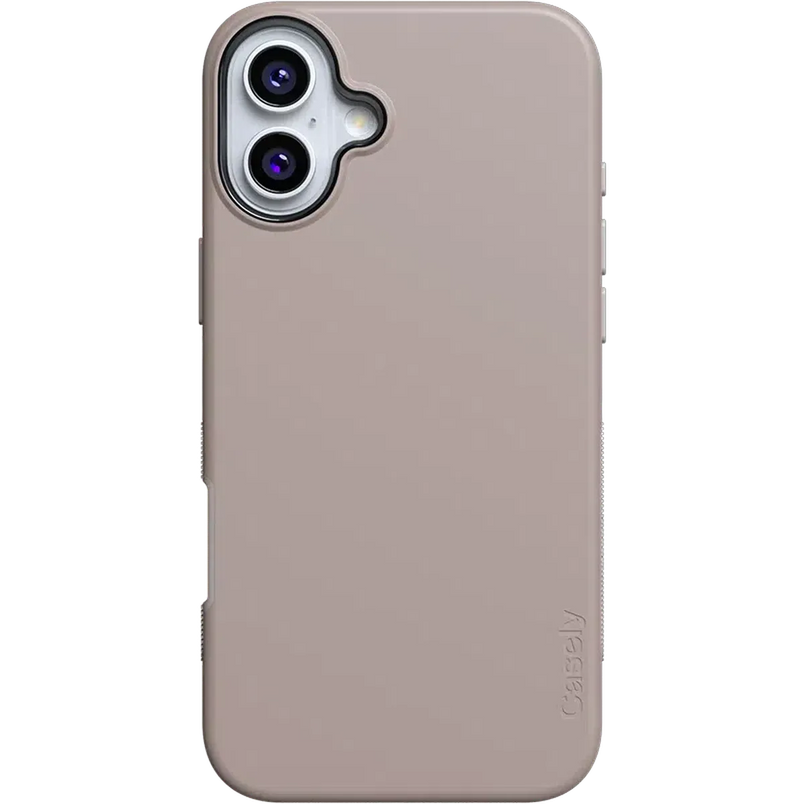 Taupe on Nude | Ultra-Protective Bold Case iPhone Case get.casely Bold + MagSafe® iPhone 16 Plus 