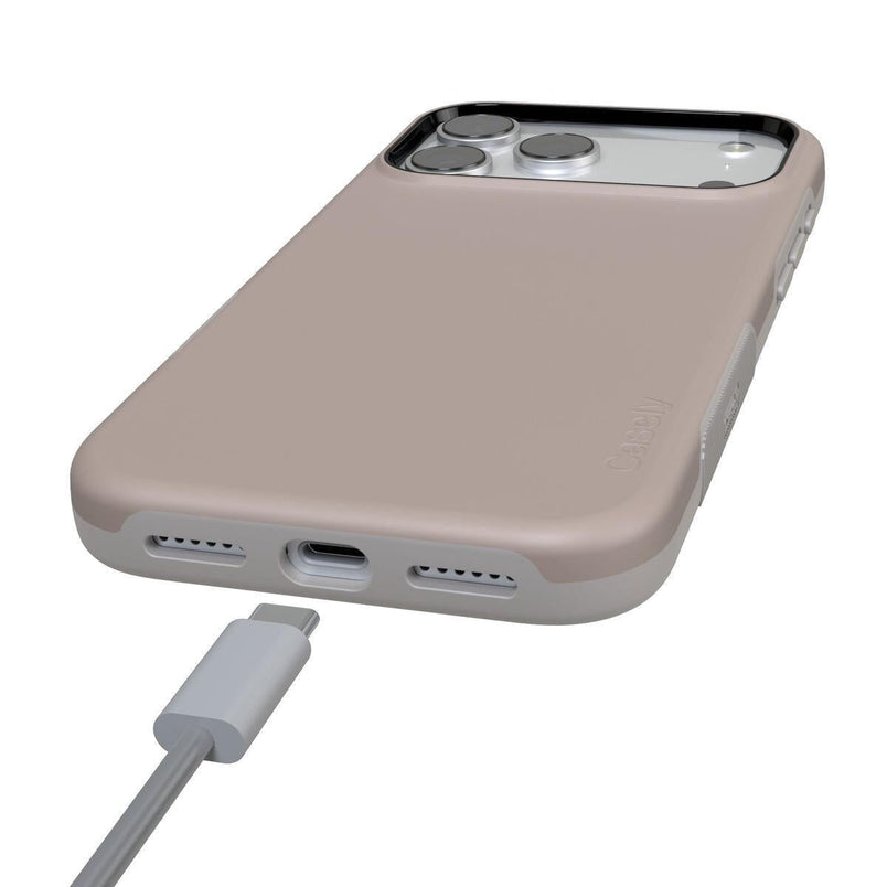 Taupe on Nude | Ultra-Protective Bold Case iPhone Case get.casely 