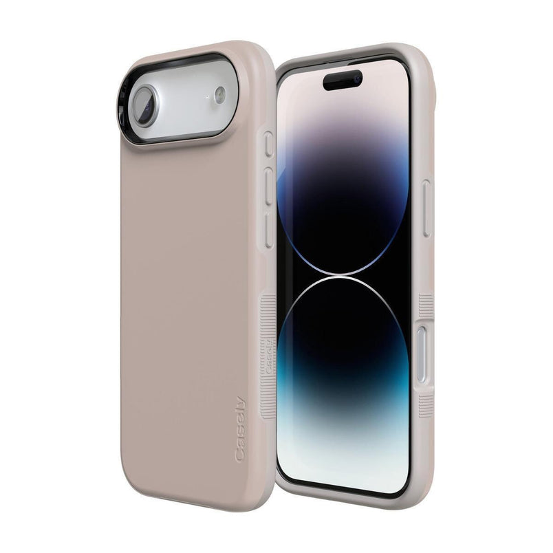 Taupe on Nude | Ultra-Protective Bold Case iPhone Case get.casely 