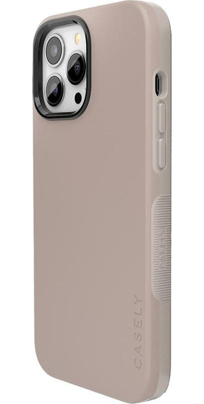 Taupe on Nude | Solid Beige Color Minimalist Case iPhone Case get.casely