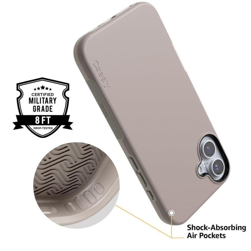 Taupe on Nude | Ultra-Protective Bold Case iPhone Case get.casely 