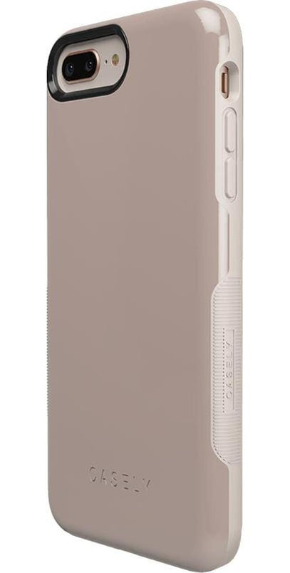 Taupe on Nude | Solid Beige Color Minimalist Case iPhone Case get.casely