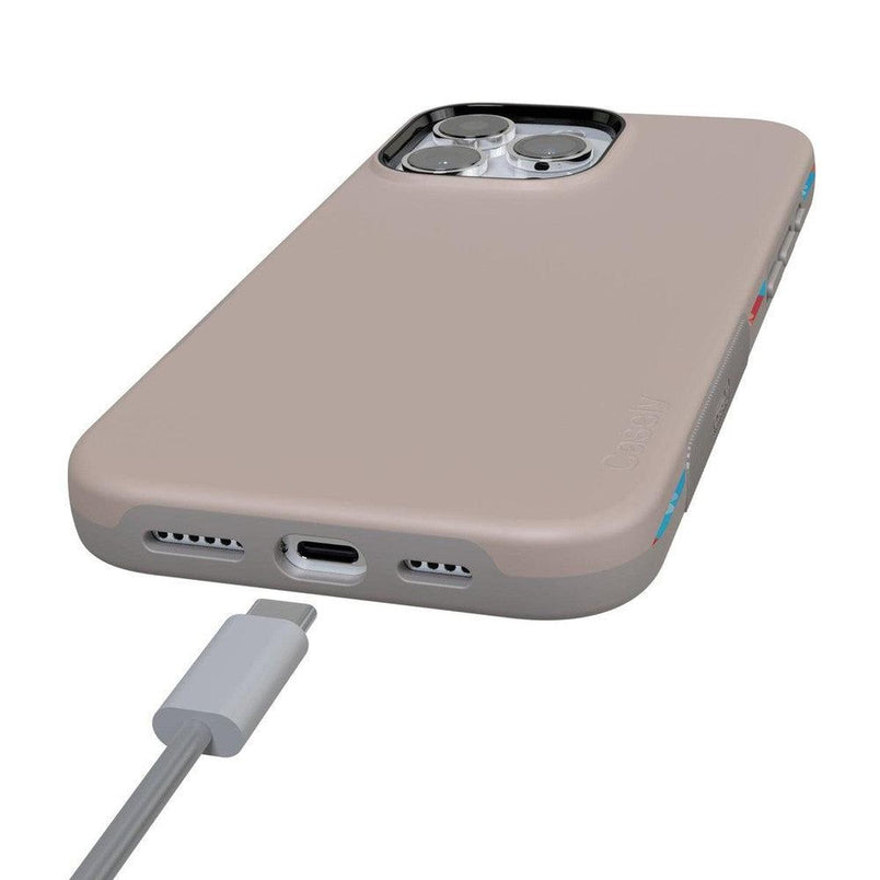 Taupe on Nude | Ultra-Protective Bold Case iPhone Case get.casely 