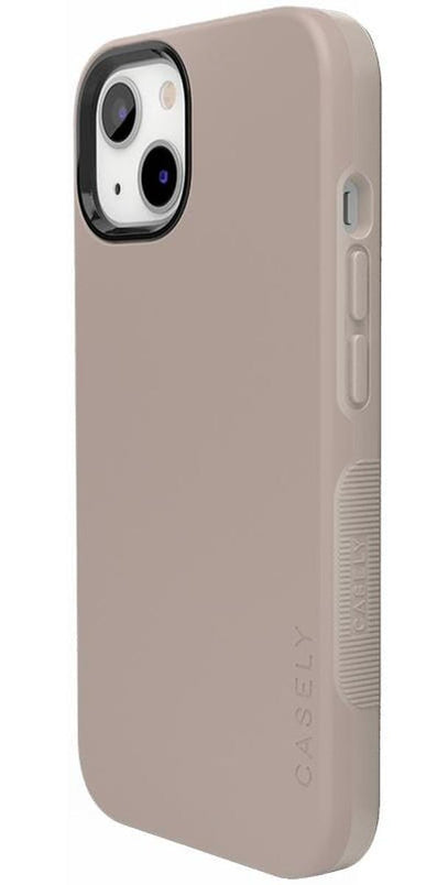 Taupe on Nude | Solid Beige Color Minimalist Case iPhone Case get.casely
