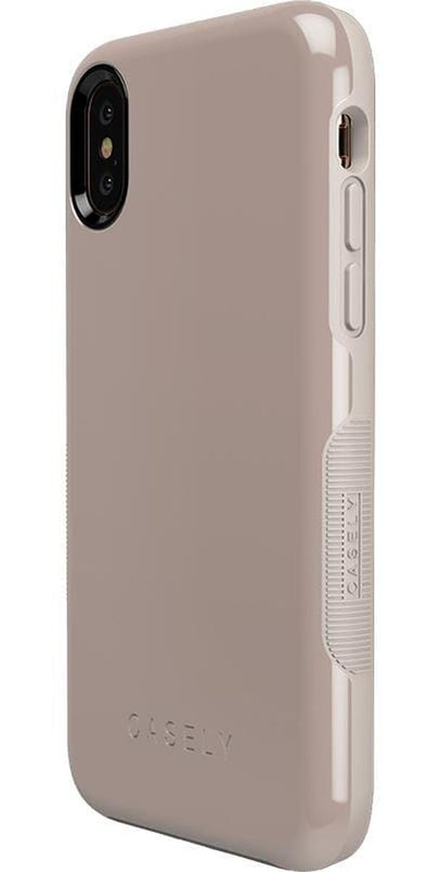 Taupe on Nude | Solid Beige Color Minimalist Case iPhone Case get.casely