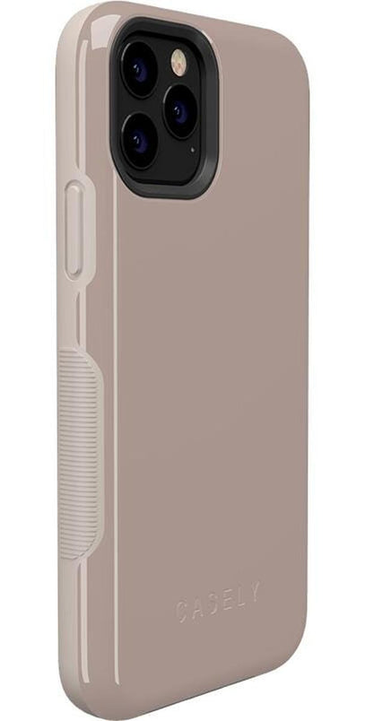 Taupe on Nude | Solid Beige Color Minimalist Case iPhone Case get.casely