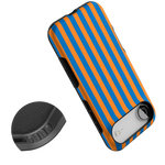 Go New York | Blue & Orange Stripes Case