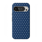 On the Dot | Navy Polka Dot Case