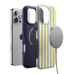 Coastline Stripes | Blue & Yellow Case