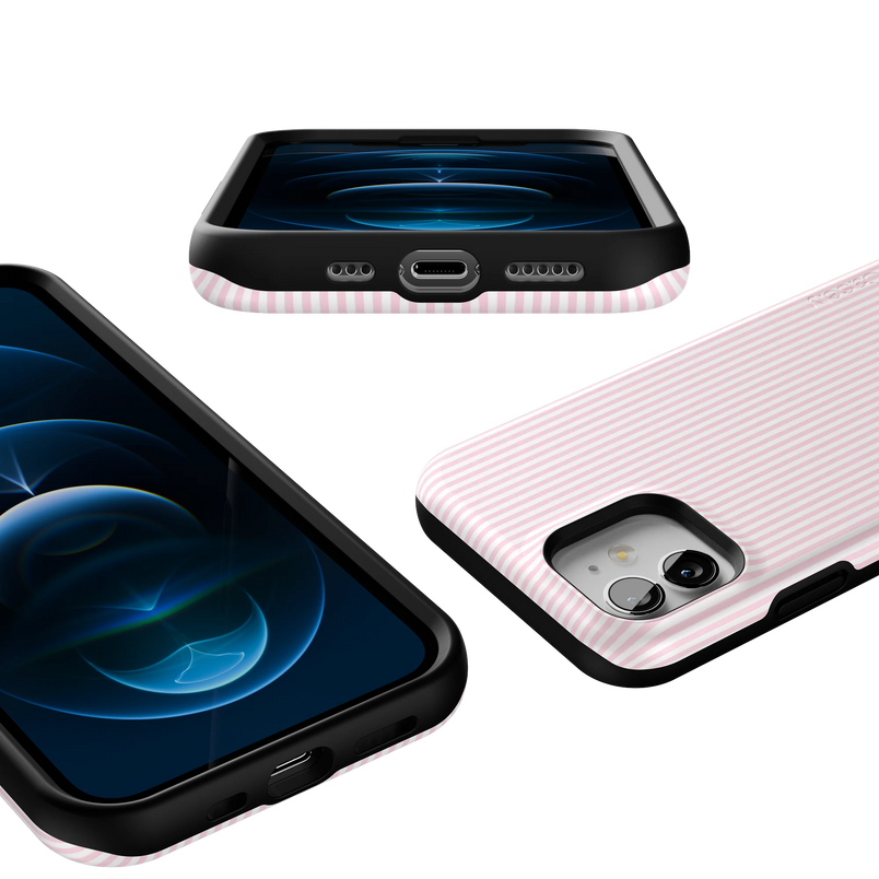 Stripes and the City | Light Pink Pinstripe Case
