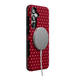 On the Dot | Maroon Polka Dot Case