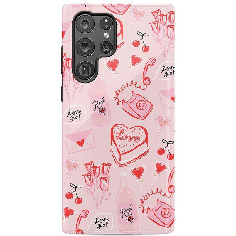The Valentine's Collection | Love Doodles Case Phone Case Casetry Essential Galaxy S22