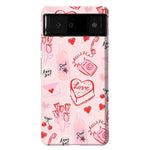 The Valentine's Collection | Love Doodles Case Phone Case Casetry Essential Google Pixel 6