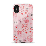 The Valentine's Collection | Love Doodles Case Phone Case Casetry Essential iPhone X / XS 