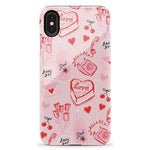 The Valentine's Collection | Love Doodles Case Phone Case Casetry Essential iPhone XR 