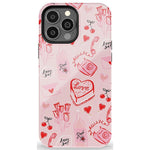 The Valentine's Collection | Love Doodles Case Phone Case Casetry Essential + MagSafe® iPhone 13 Pro Max