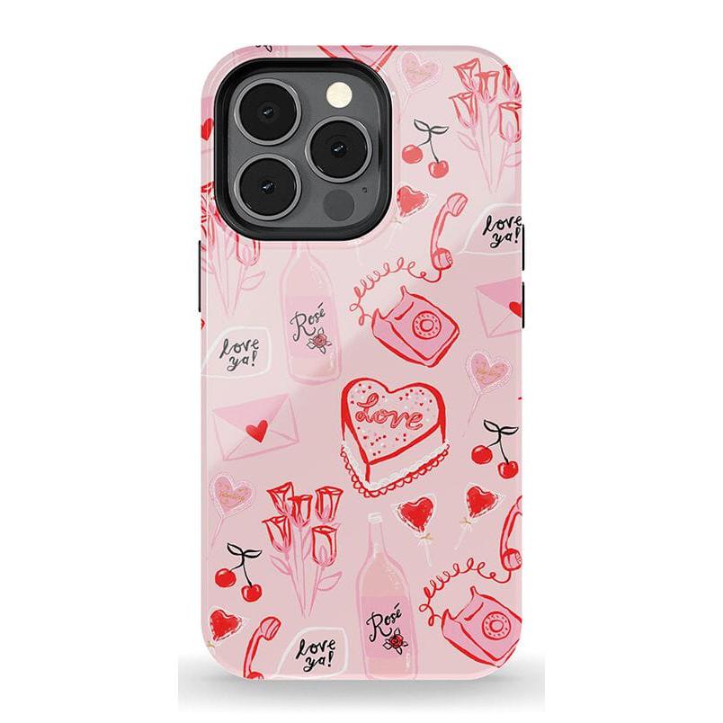 The Valentine's Collection | Love Doodles Case Phone Case Casetry Essential + MagSafe® iPhone 13 Pro