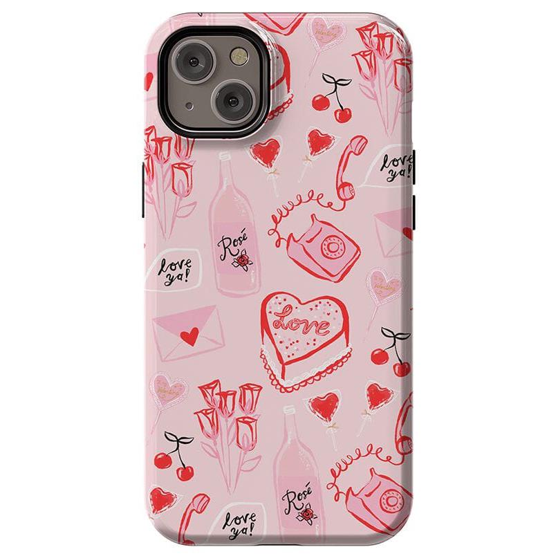 The Valentine's Collection | Love Doodles Case Phone Case Casetry Essential + MagSafe® iPhone 14 Plus