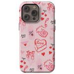 The Valentine's Collection | Love Doodles Case Phone Case Casetry Essential + MagSafe® iPhone 14 Pro Max