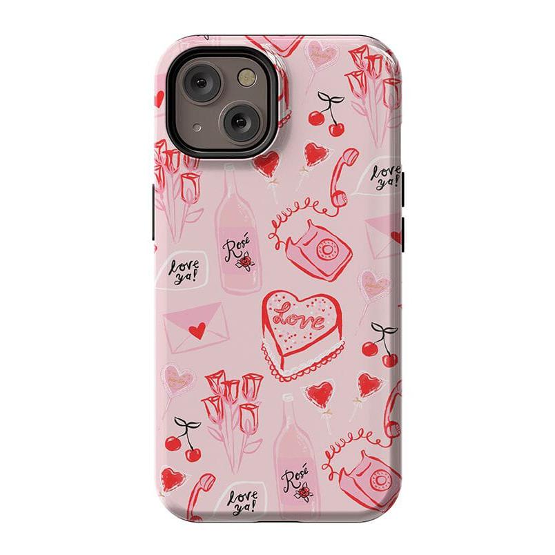 The Valentine's Collection | Love Doodles Case Phone Case Casetry Essential + MagSafe® iPhone 14