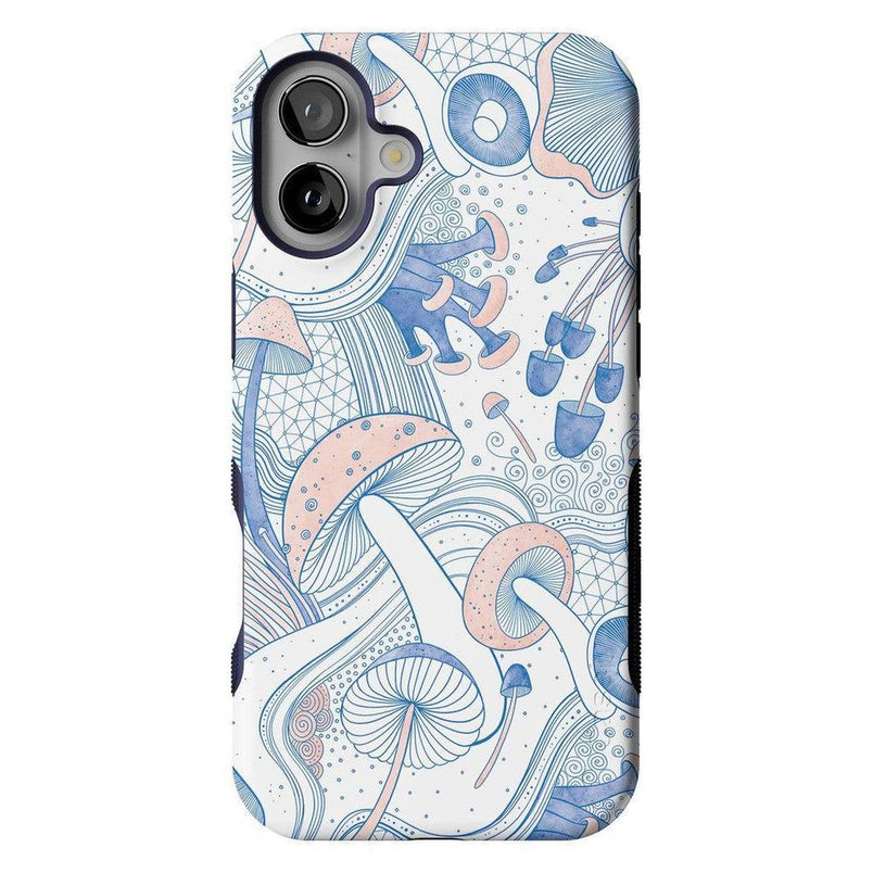 The Fun Guy | Enchanted Forest Mushroom Floral Case iPhone Case get.casely Bold + MagSafe® iPhone 16 Plus