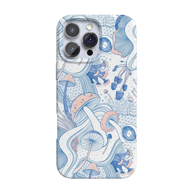 The Fun Guy | Enchanted Forest Mushroom Floral Case iPhone Case get.casely Classic + MagSafe® iPhone 16 Pro Max 
