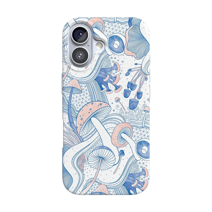 The Fun Guy | Enchanted Forest Mushroom Floral Case iPhone Case get.casely Classic + MagSafe® iPhone 17 