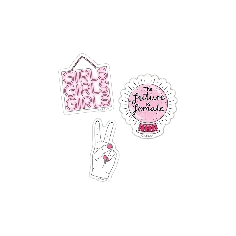The Girl Power Pack Sticker Pack get.casely 