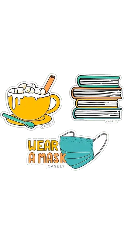 The Stay-At-Home Pack Sticker Pack get.casely 