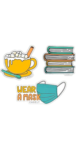 The Stay-At-Home Pack Sticker Pack get.casely 