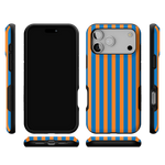 Go New York | Blue & Orange Stripes Case