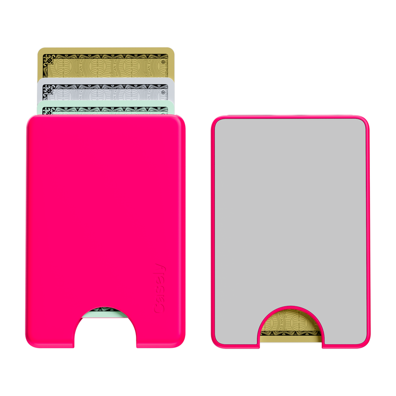 think-pink-neon-pink-magwallet view
