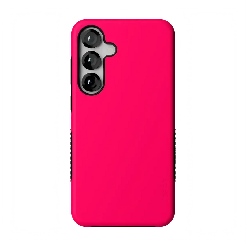 Think Pink | Solid Neon Pink Case iPhone Case get.casely Bold Flex + MagSafe® Galaxy S25 Plus 