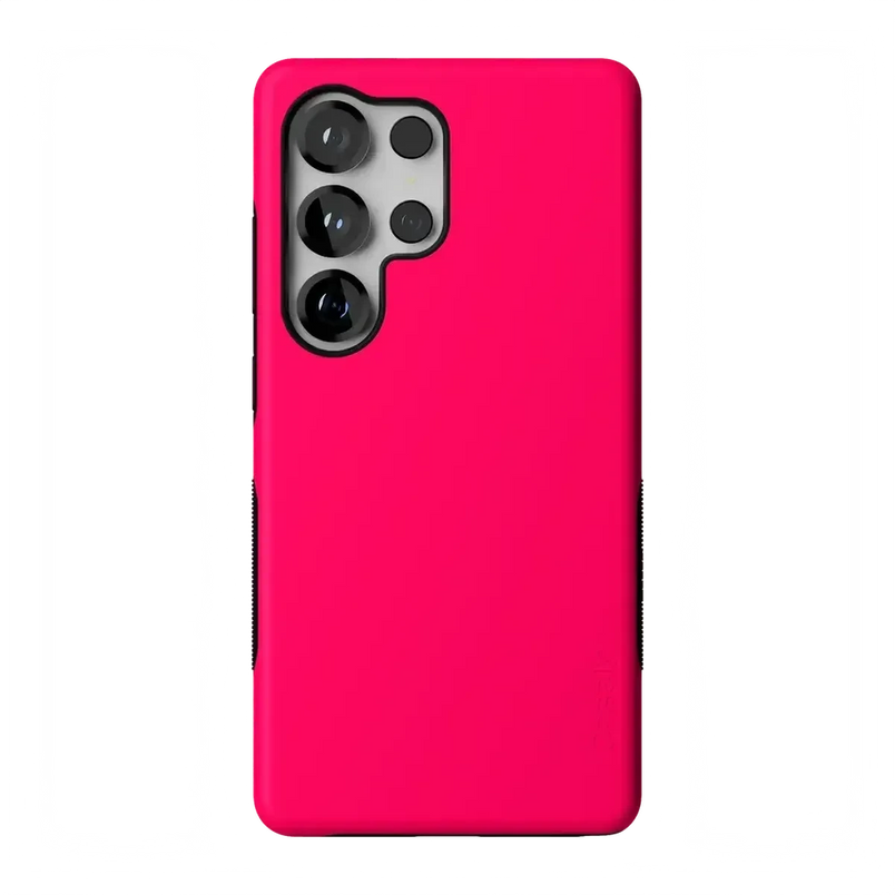 Think Pink | Solid Neon Pink Case iPhone Case get.casely Bold Flex + MagSafe® Galaxy S25 Ultra 
