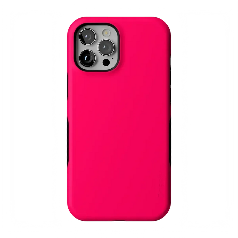 Think Pink | Solid Neon Pink Case iPhone Case get.casely Bold Flex + MagSafe® iPhone 12 Pro Max 